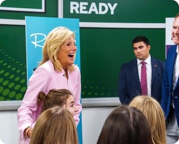 First Lady Jill Biden's Visit to Westfield High School to Talk Student Mental Health