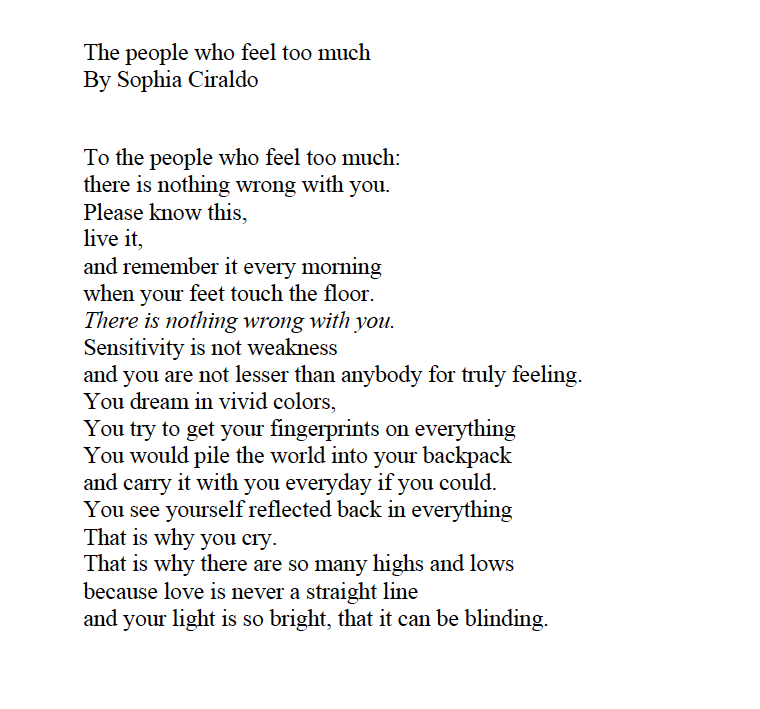 The People Who Feel Too Much